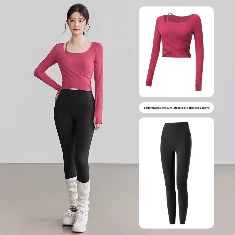Womens Long Sleeve Yoga Top