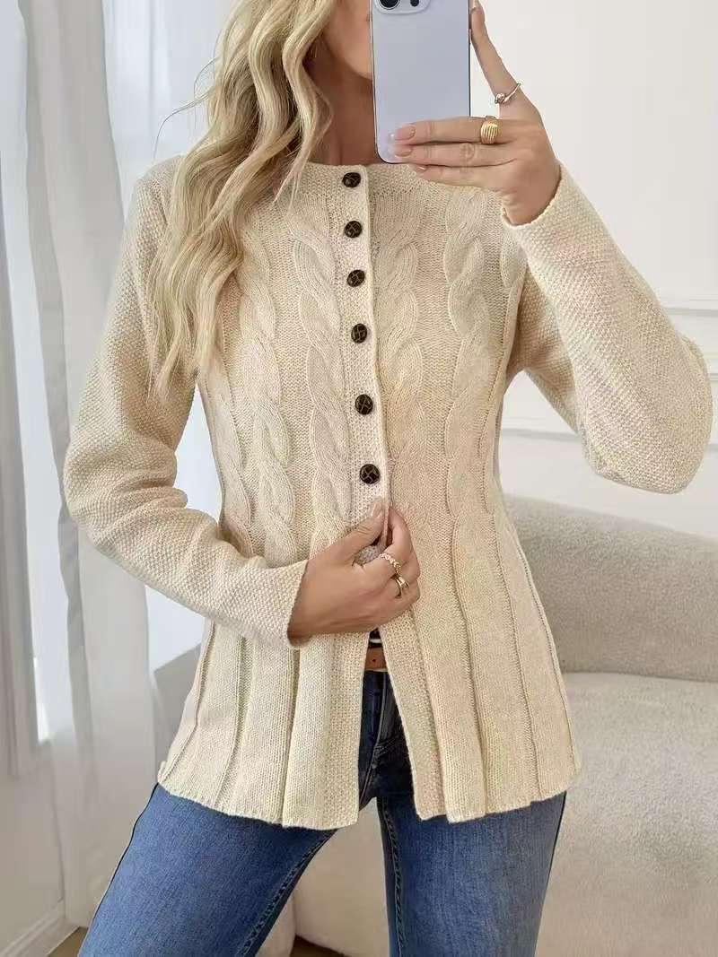 Long Sleeve Knitted Cardigan for Women
