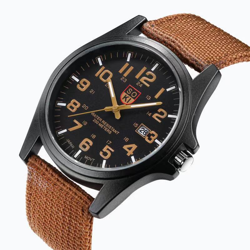 Woven Nylon Bag for Men's Watches