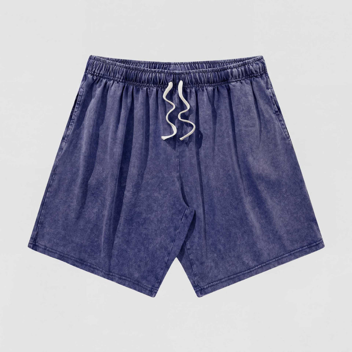 Men's Vintage Washed Cotton Shorts Set