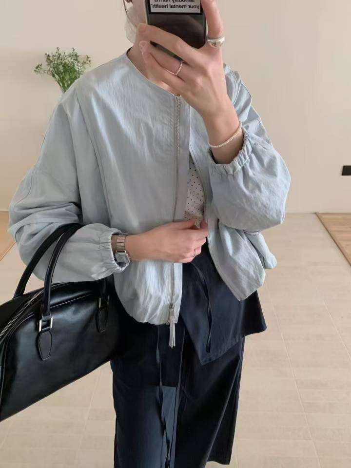 Womens Casual Baseball Jacket