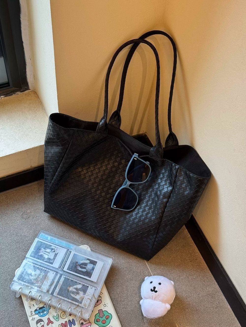 Woven Handbag Single-Shoulder Tote
