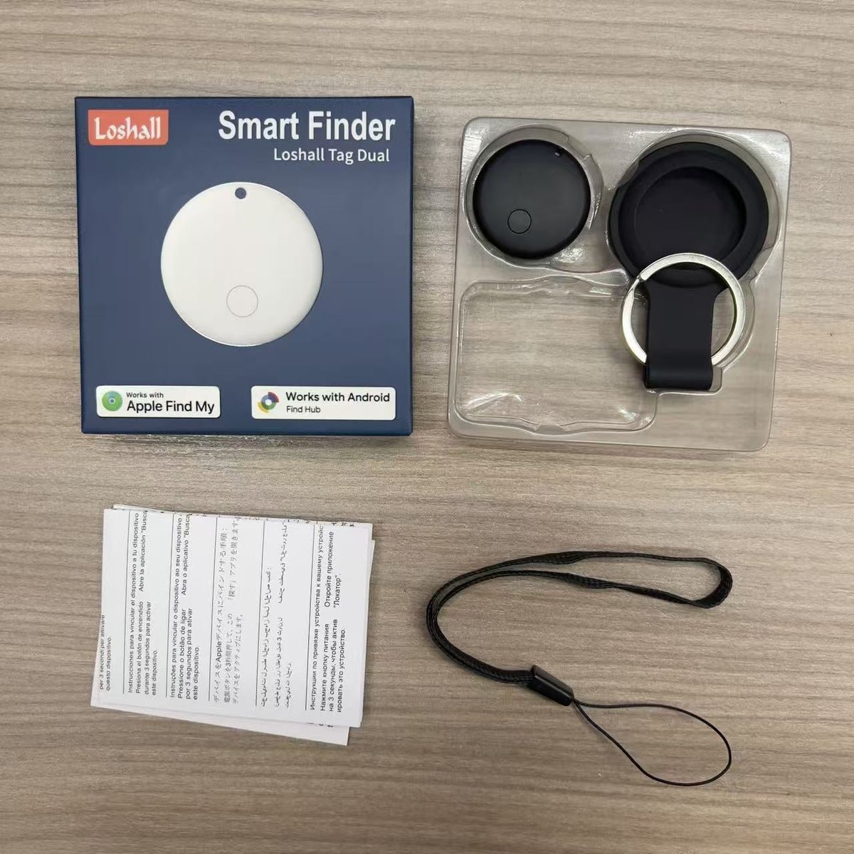 Round Bluetooth Anti-Loss Locator