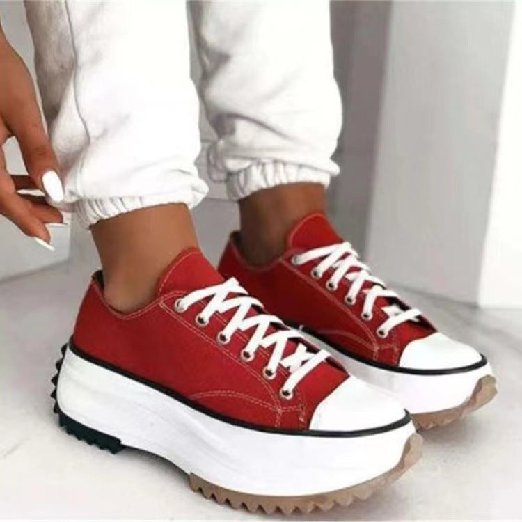 Women Low Top Canvas Shoes