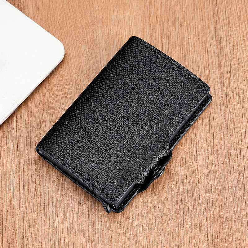 Automatic elastic card type aluminum box card package