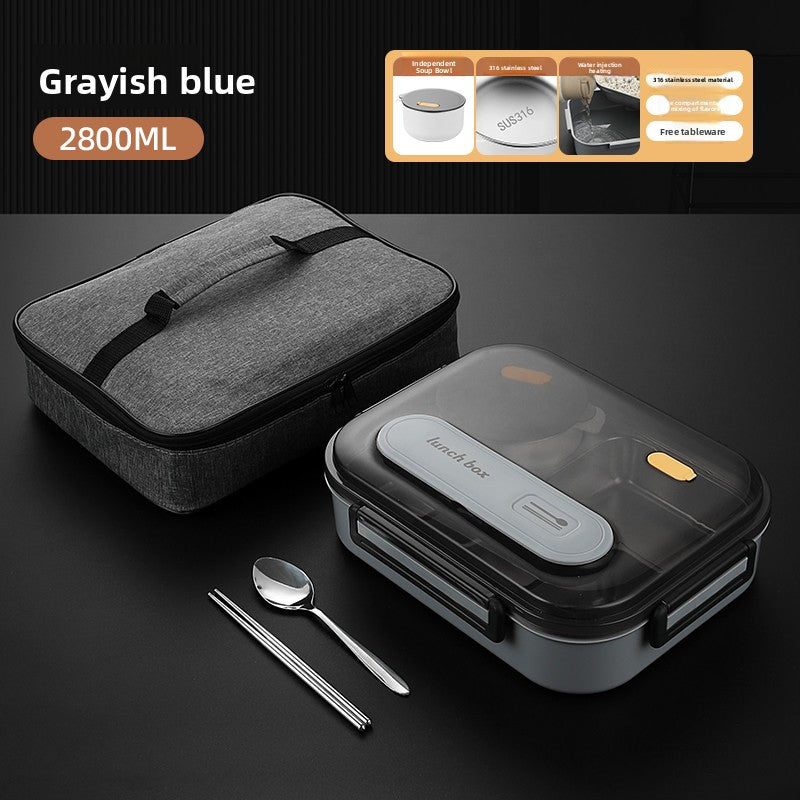 Stainless Steel Insulated Lunch Box with Soup Cup