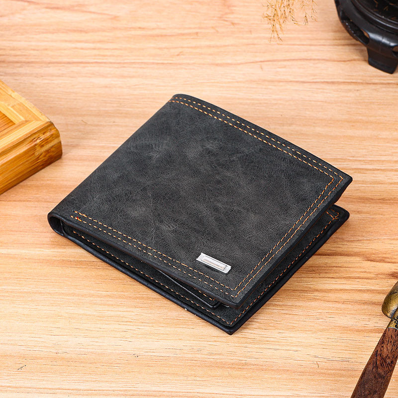 Classic Bi-fold Mens Wallet with Card Slots