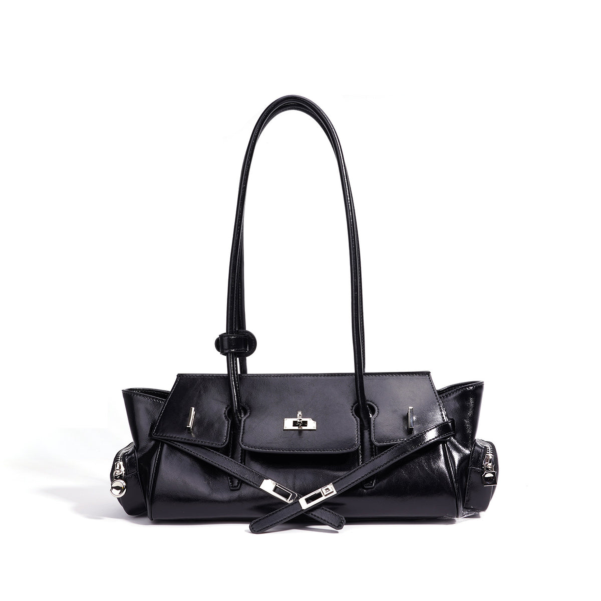 Genuine Leather Shoulder Handbag