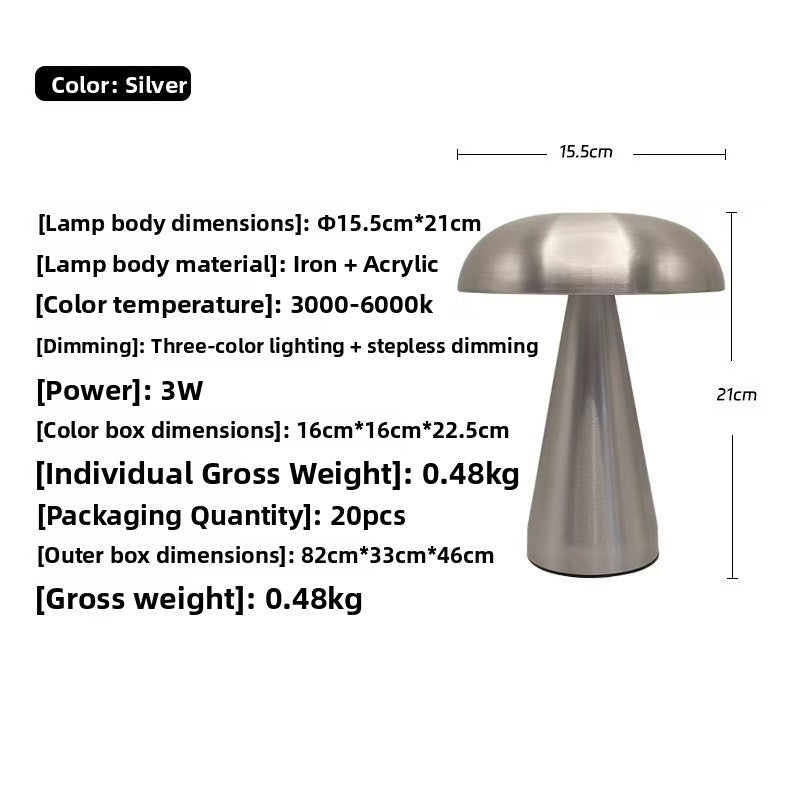 Mushroom Shape LED Table Lamp