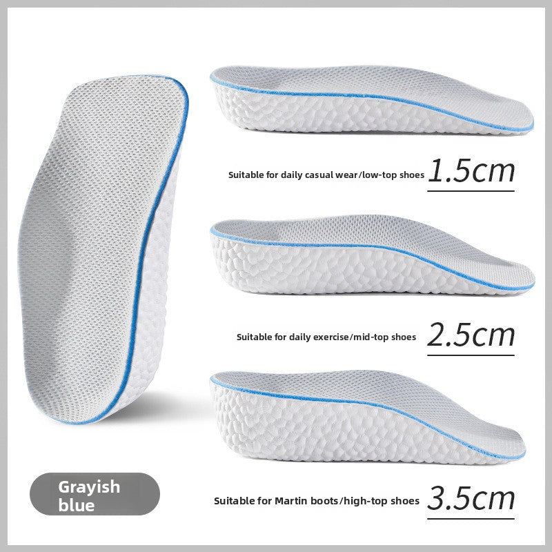 Invisible Height-Increasing Insoles with Arch Support, Unisex Height-Increasing Insoles