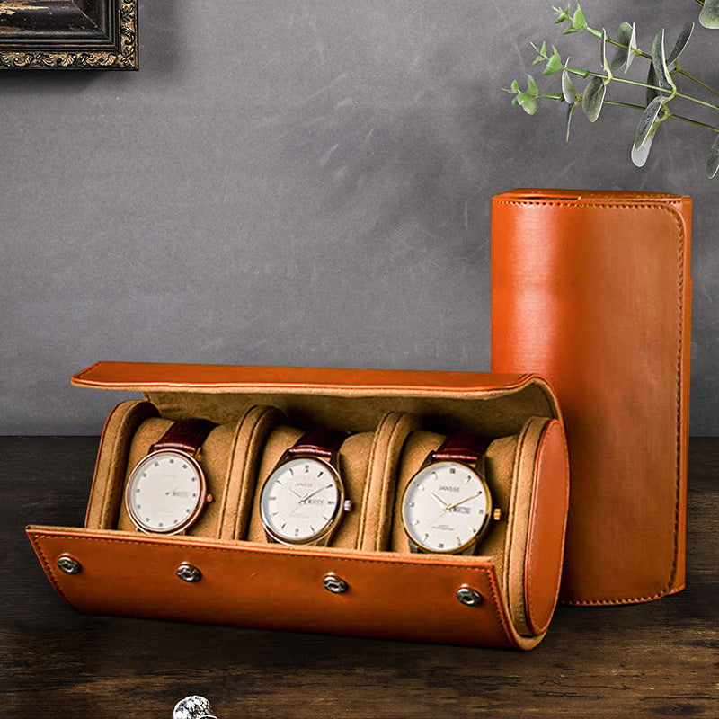 Leather Watch Storage Box