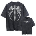 Graphic Wing Print Cotton T-Shirt