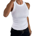 Womens Ribbed Racerback Tank Top