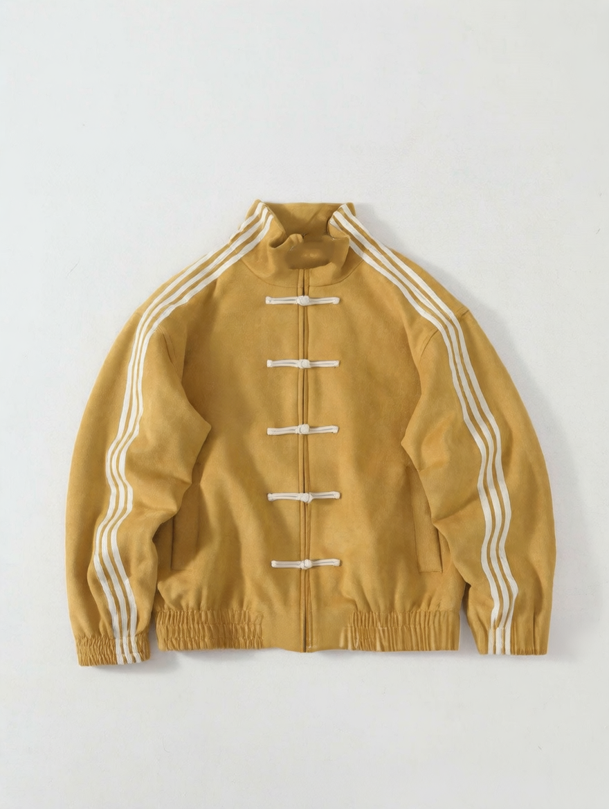 Men's and women's stand-up collar jackets