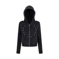Womens Vintage Hooded Sweater