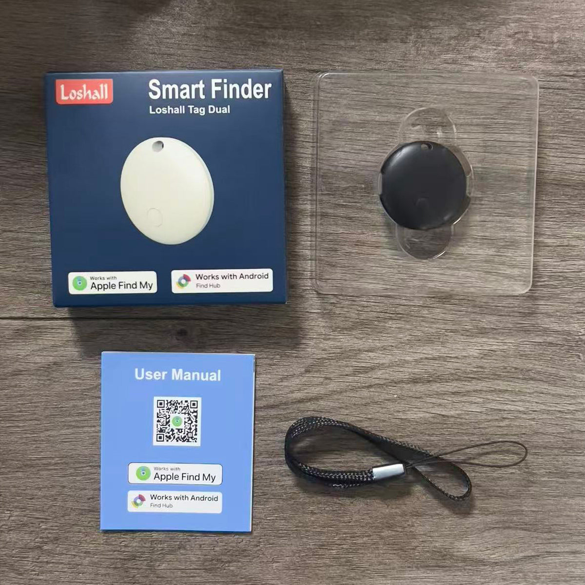 Round Bluetooth Anti-Loss Locator