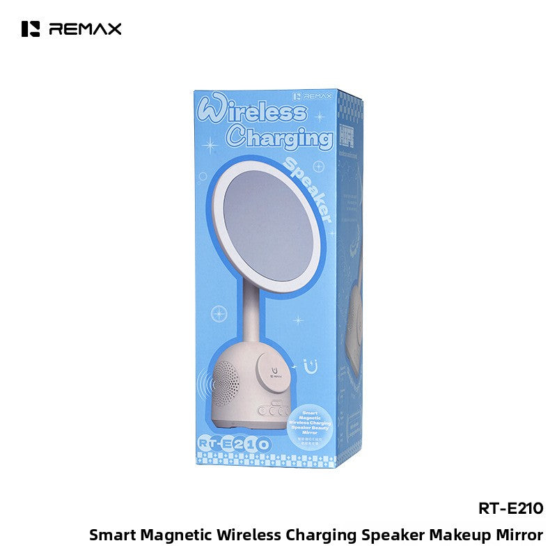 Smart Magnetic Wireless Charging Bluetooth Makeup Mirror
