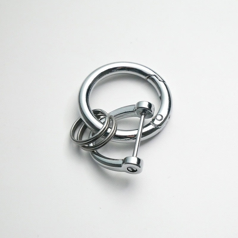 Zinc Alloy Spring Key Rings