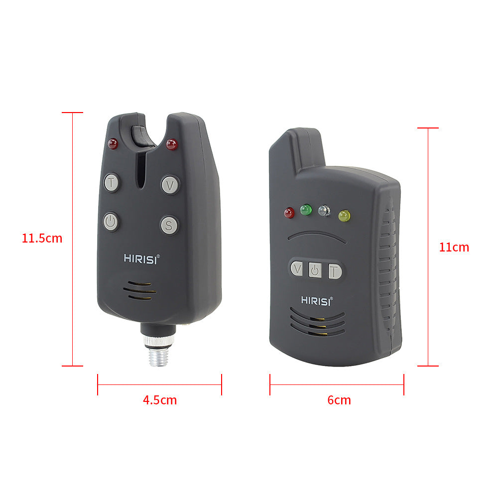 Wireless Fishing Alarm with LED Alert