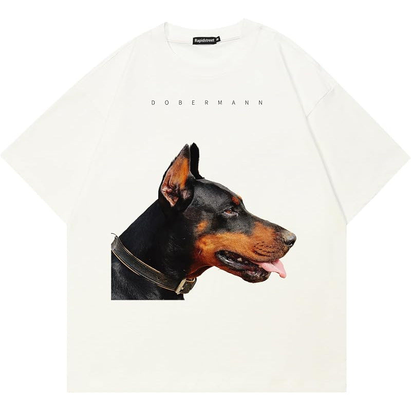 Vintage Washed Cotton Graphic T-Shirt