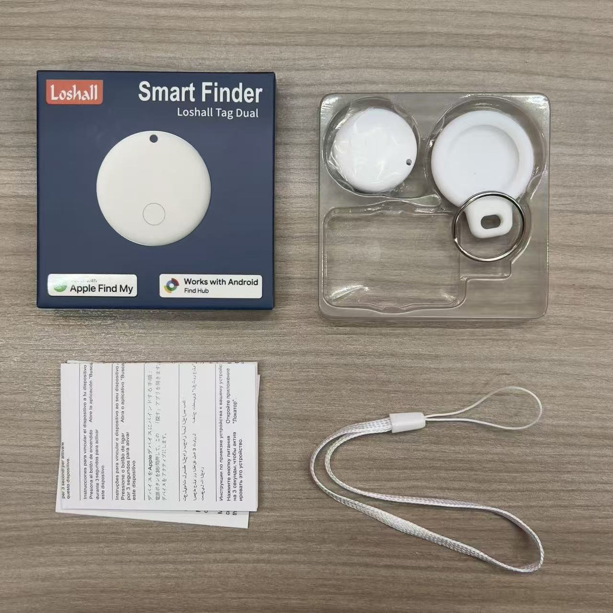 Round Bluetooth Anti-Loss Locator