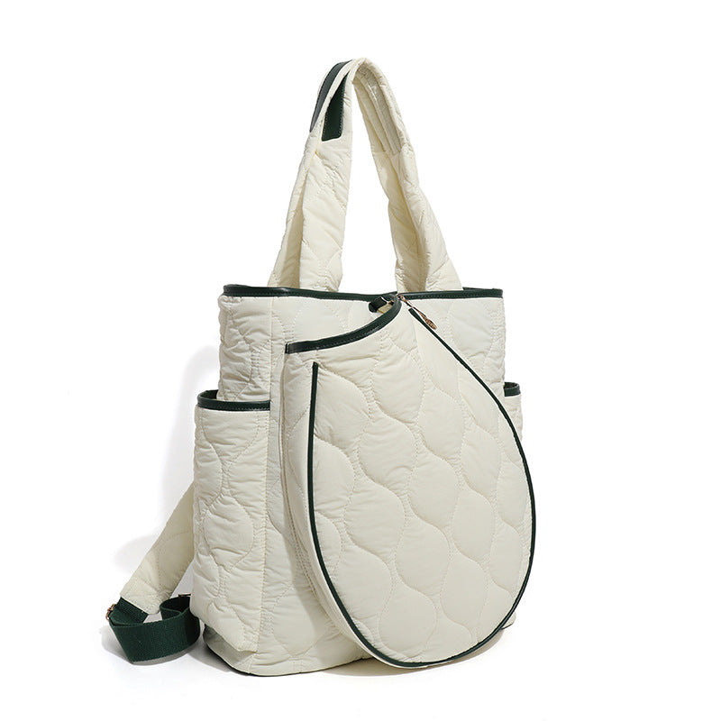 Dual Shoulder Sports Bag with Shoe Compartment
