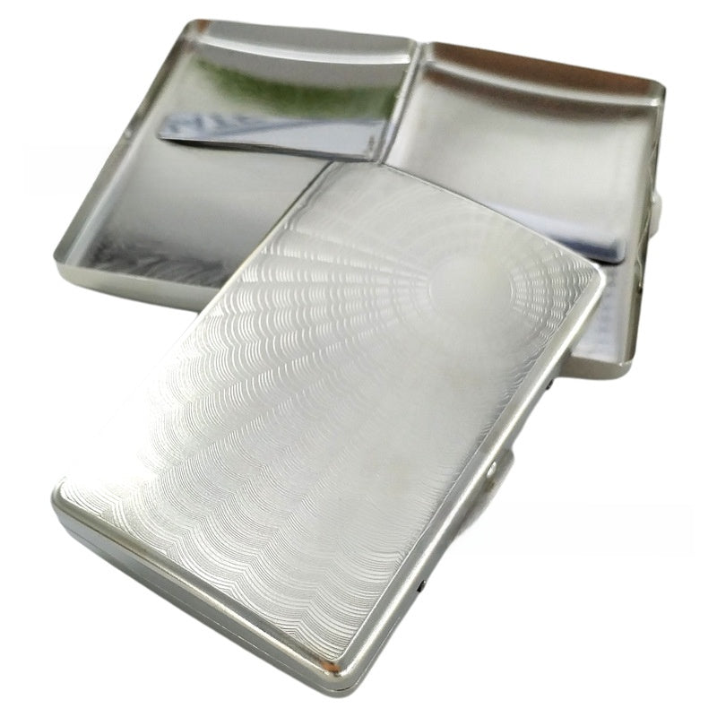 Embossed Metal Cigarette Case for Men and Women