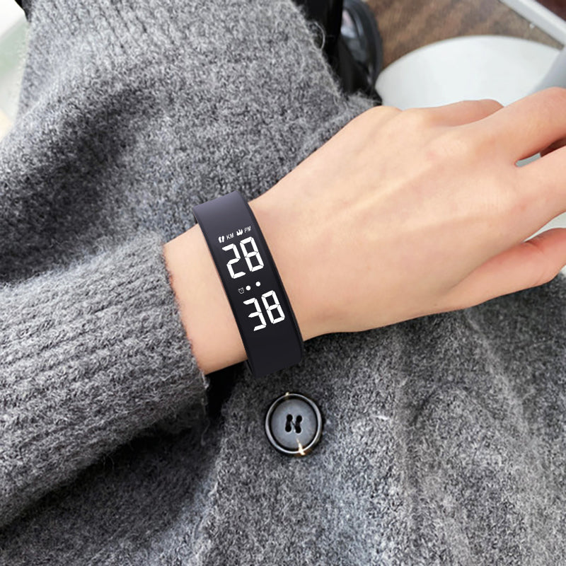 Electronic Watch Vibrating Silent Dormitory Wake-Up Artifact Step Counting Luminous