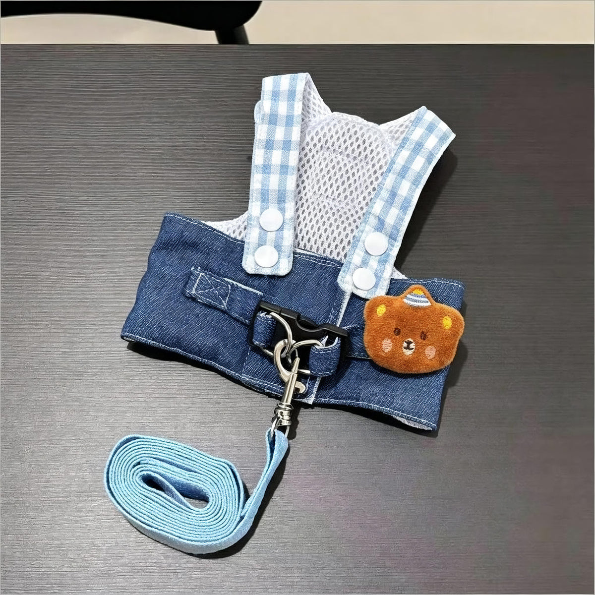 Adjustable Pet Harness and Leash Set for Cats and Dogs