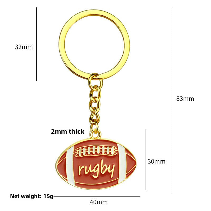 Ball-shaped keychain