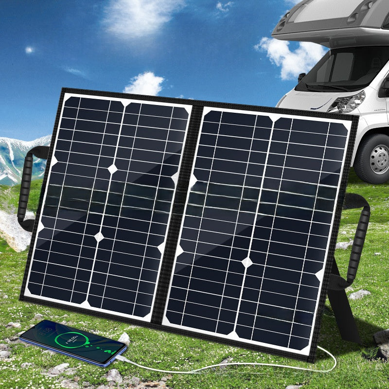 Solar panel solar folding bag