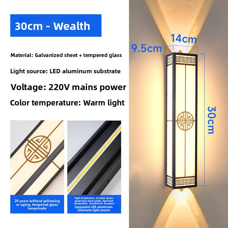 Chinese Style Outdoor LED Wall Light