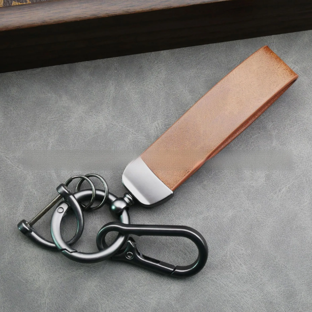 Color Changing Leather Keychain