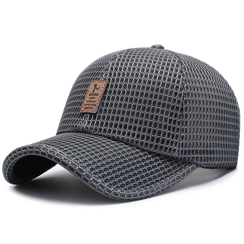 Mesh Baseball Cap with Sun Protection