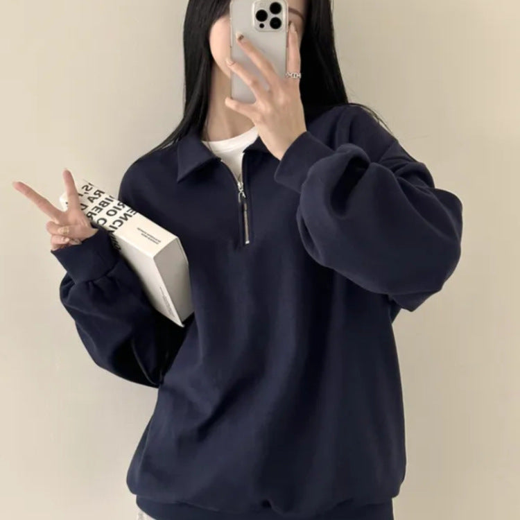 Half Zip Unisex Sweatshirt