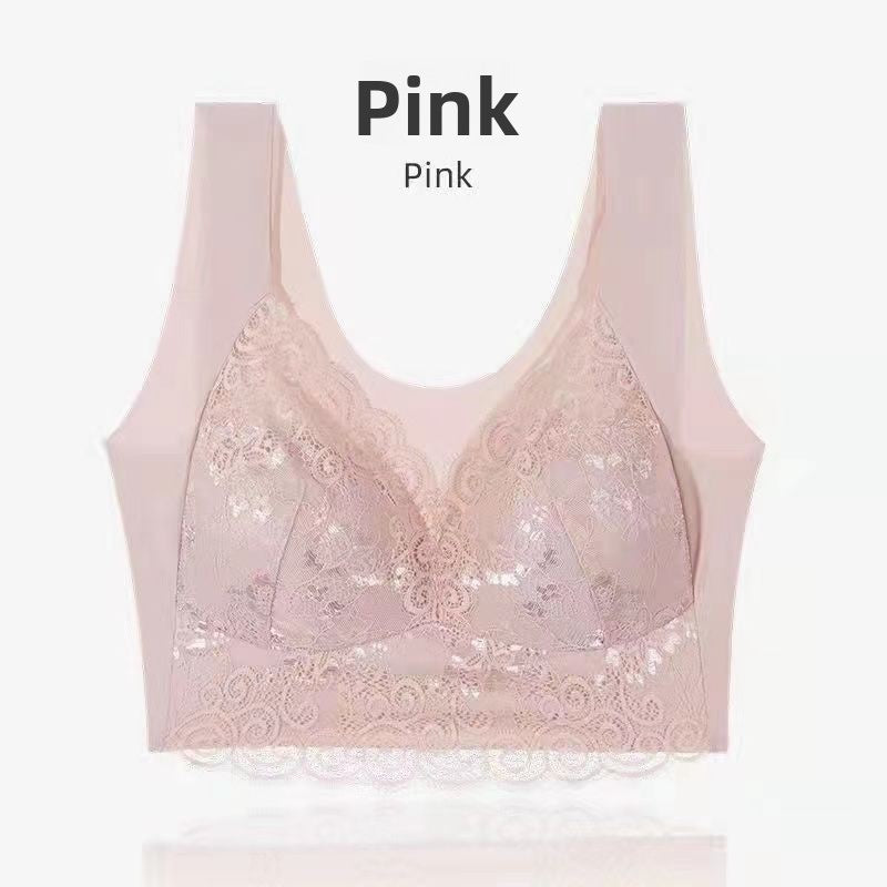 Seamless Lace Wireless Bra