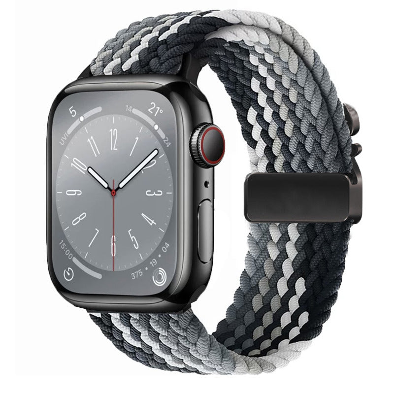 Braided Nylon Apple Watch Strap with Parachute Buckle
