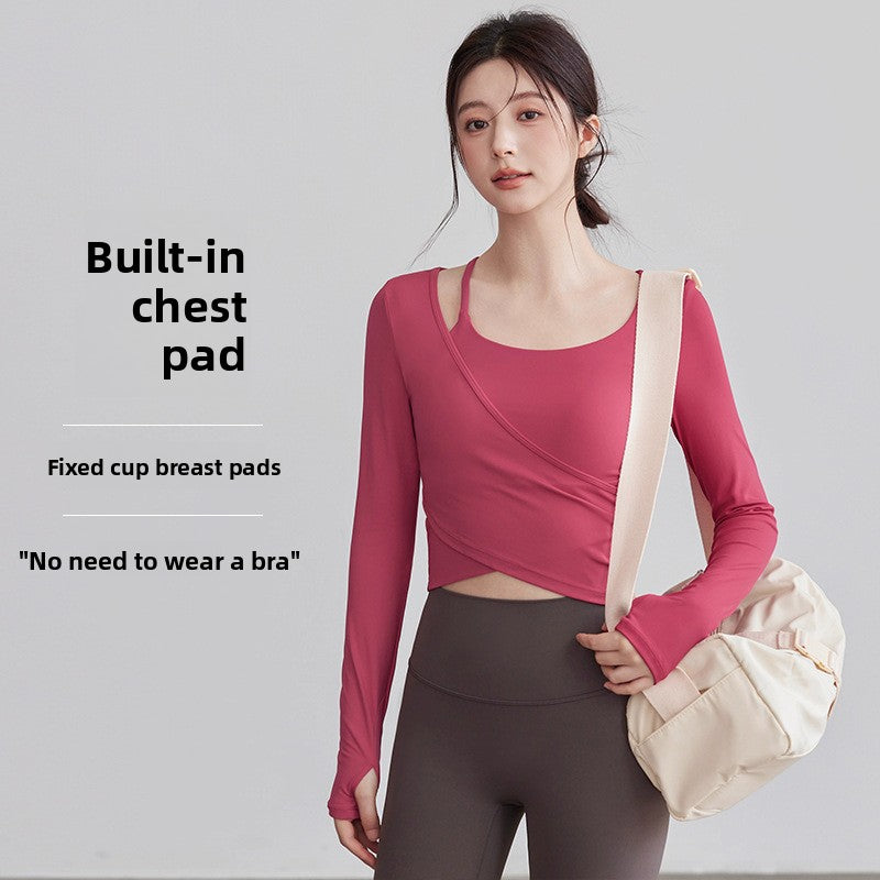 Womens Long Sleeve Yoga Top