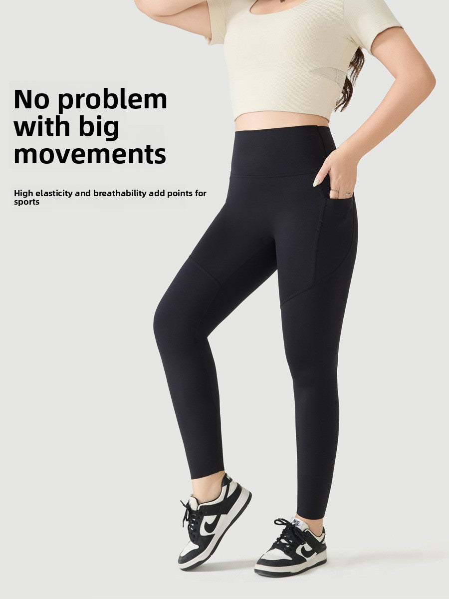 Plus Size High Waisted Yoga Leggings Butt Lifting Sports Tights for Women