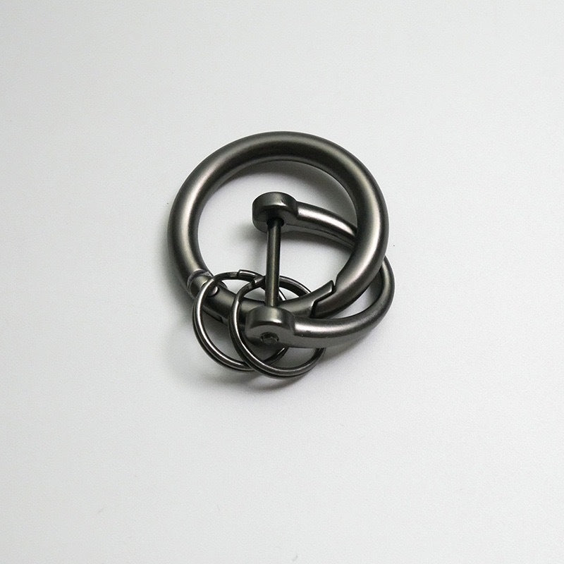 Zinc Alloy Spring Key Rings