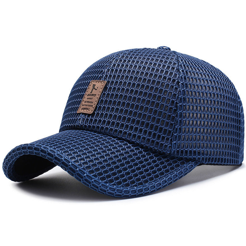 Mesh Baseball Cap with Sun Protection