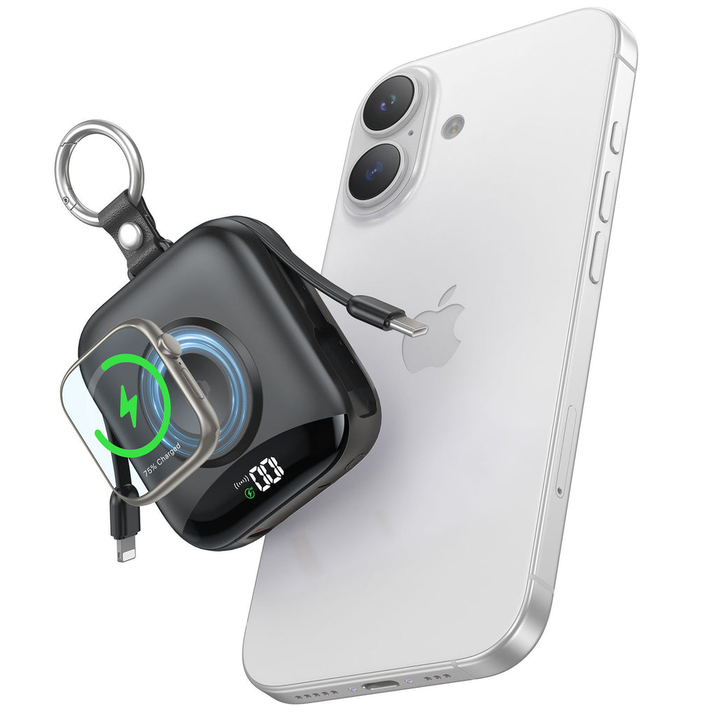 Watch Wireless Power Bank with Fast Charging Cable