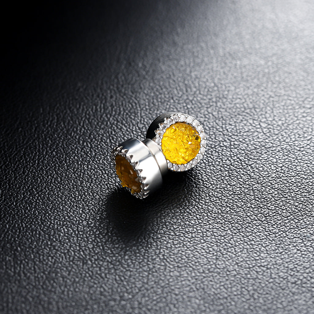 Magnetic Ear Clips Unisex Geometric Design