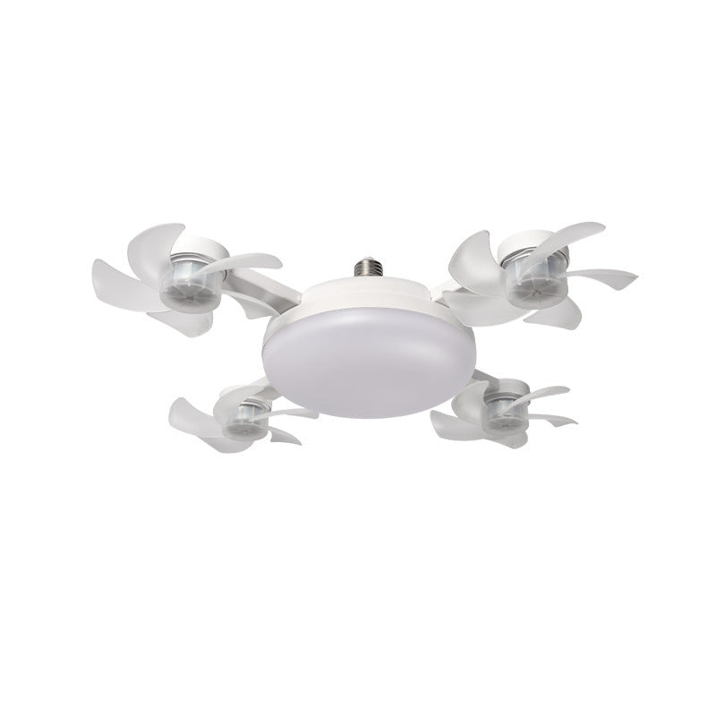Foldable LED Fan Light with E27 Socket