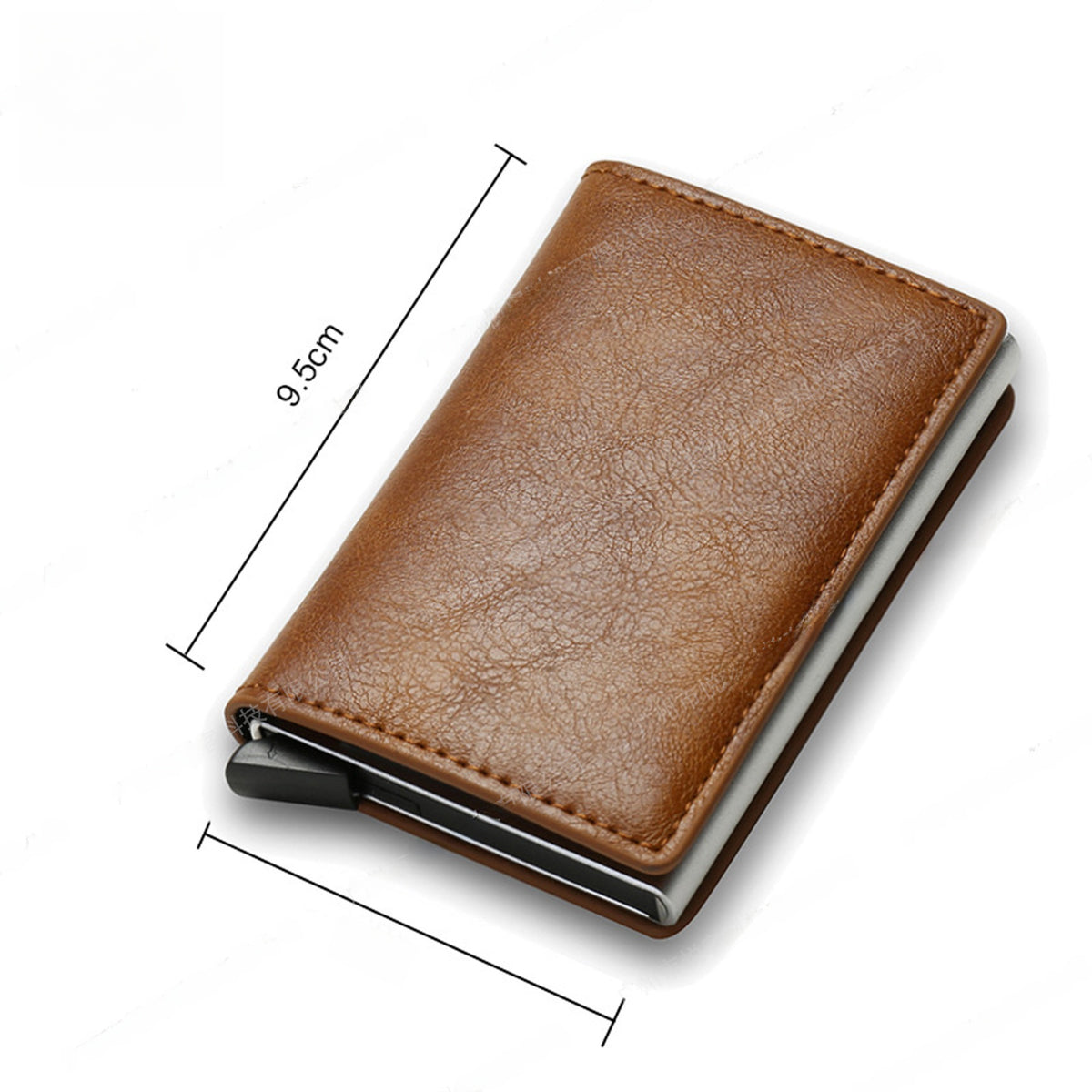 RFID Blocking Aluminum Alloy Credit Card Holder Wallet