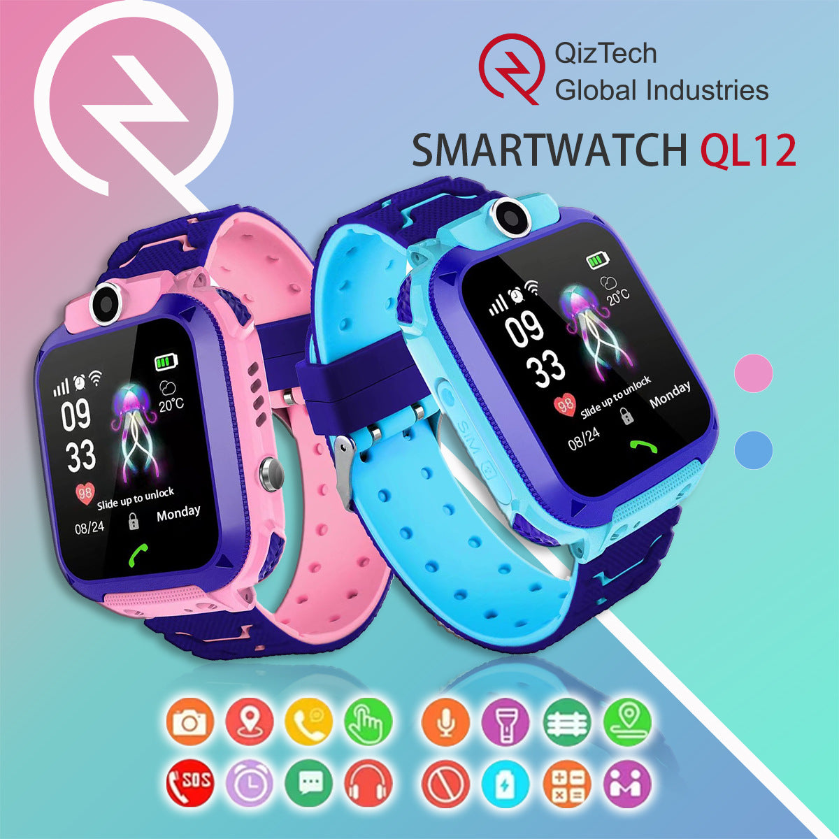 GPS Children Smart Watch with SIM