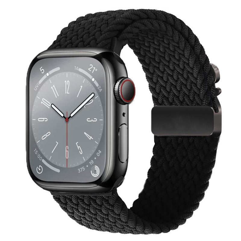 Braided Nylon Apple Watch Strap with Parachute Buckle