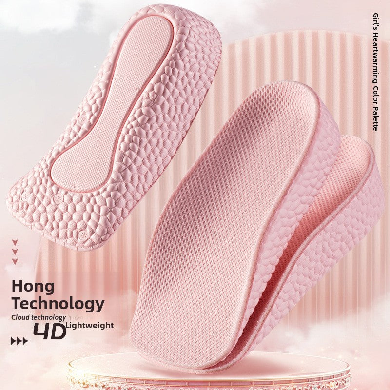 Invisible Height-Increasing Insoles with Arch Support, Unisex Height-Increasing Insoles