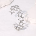 Hollow Five-Pointed Star Opening Bracelet