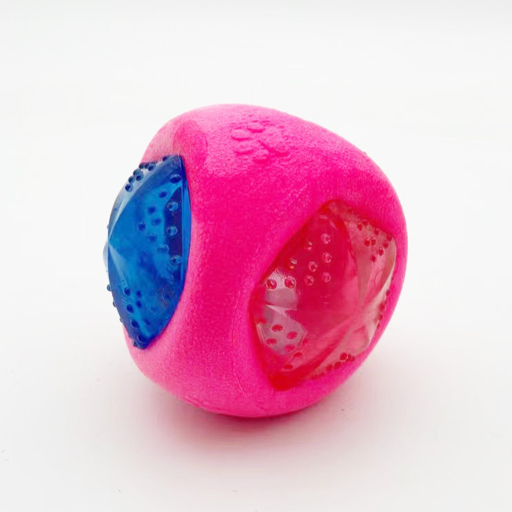 Glow in the Dark Chew Resistant Rubber Pet Training Ball